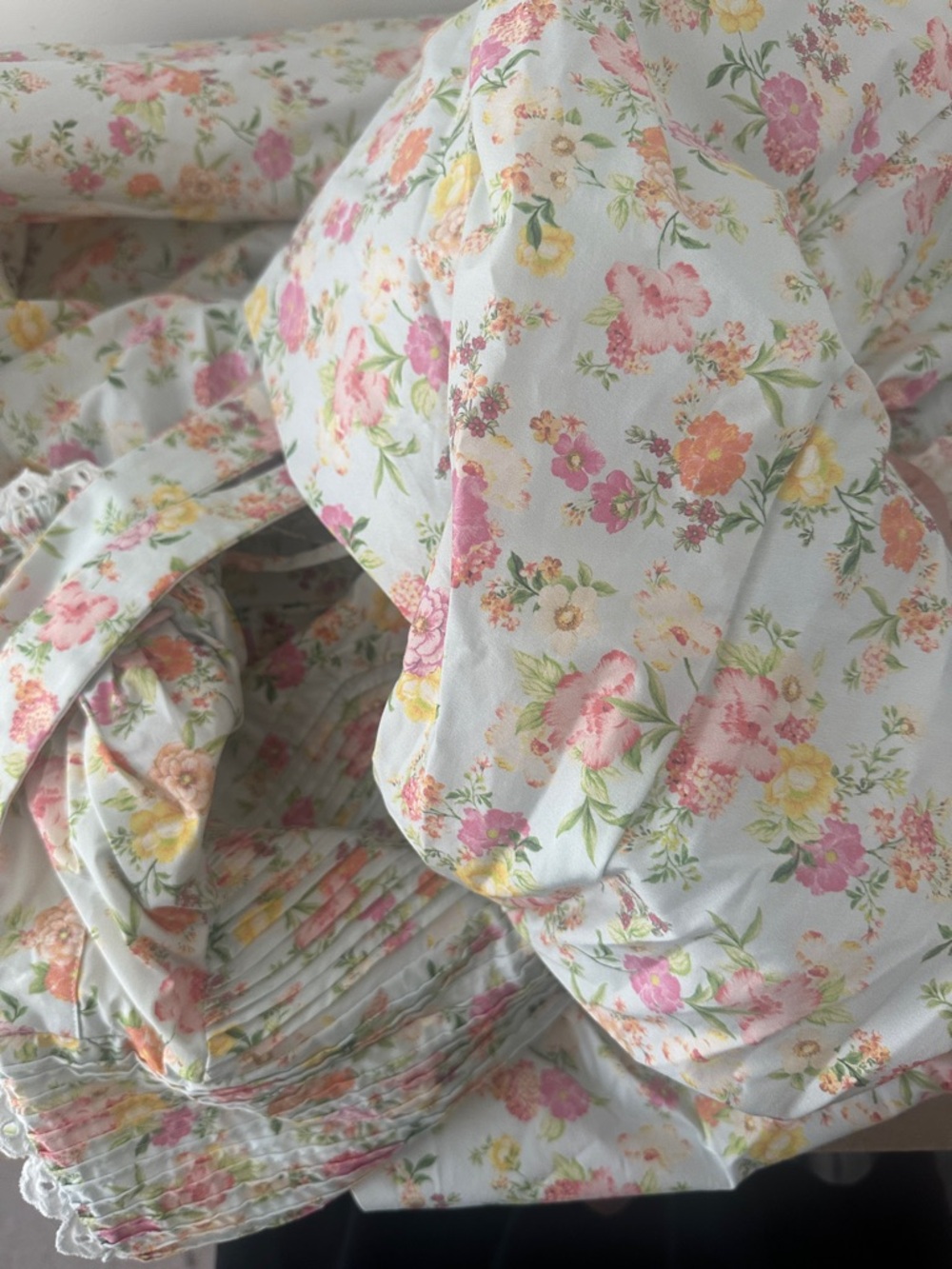 House of CB Pastel Floral Halter Midi Dress in Pink and Yellow regular cup - Picture 3 of 6